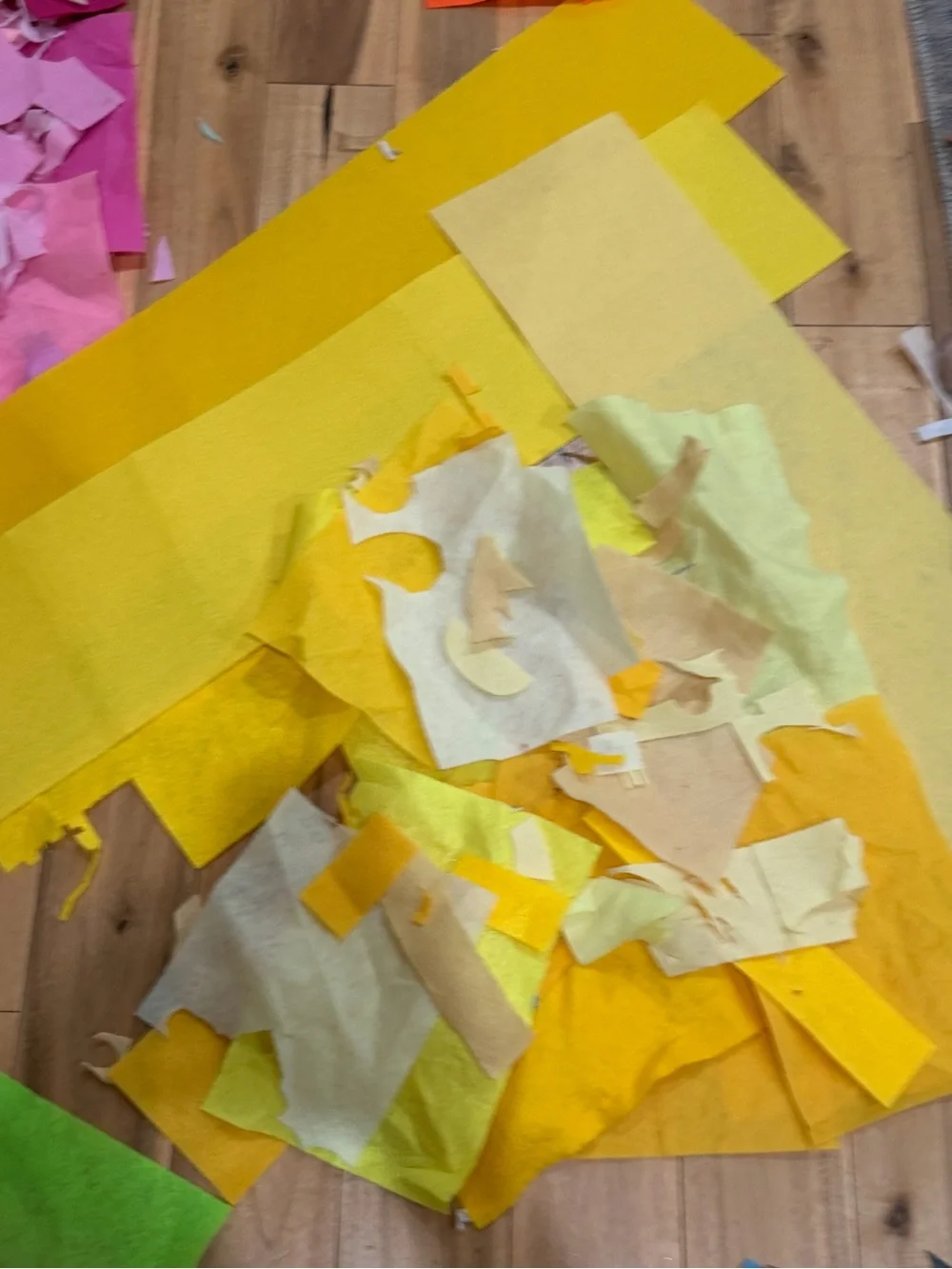 HUGE Rainbow Felt Scrap Bundle Assortment